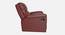 Spino Single Seater Recliner (Wine Red, One Seater) by Urban Ladder - Ground View Design 1 - 844385