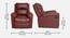 Spino Single Seater Recliner (Wine Red, One Seater) by Urban Ladder - Ground View Design 1 - 844399