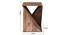 Daye Solid Wood Side Table (Rustic Teak Finish) by Urban Ladder - Ground View Design 1 - 844460