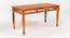 Harlin 6 Seater Dining Table (Honey Oak Finish) by Urban Ladder - Front View Design 1 - 844479