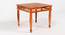Harlin 4 Seater Dining Table (Honey Oak Finish) by Urban Ladder - Front View Design 1 - 844481