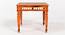 Harlin 4 Seater Dining Table (Honey Oak Finish) by Urban Ladder - Design 1 Side View - 844496