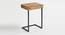 Shaunie Solid Wood Side Table (Natural & Black Finish) by Urban Ladder - Rear View Design 1 - 844511