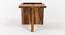 Girli Solid Wood End Table (PROVINCIAL TEAK Finish) by Urban Ladder - Rear View Design 1 - 844512