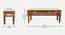Girli Solid Wood Bench (PROVINCIAL TEAK Finish) by Urban Ladder - Rear View Design 1 - 844513