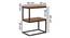 Biren Solid Wood Side Table (Natural & Black Finish) by Urban Ladder - Ground View Design 1 - 844522