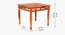 Harlin 4 Seater Dining Table (Honey Oak Finish) by Urban Ladder - Ground View Design 1 - 844527