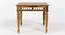 Reeves 4 Seater Dining Set (Brown, PROVINCIAL TEAK Finish) by Urban Ladder - Design 1 Side View - 844549