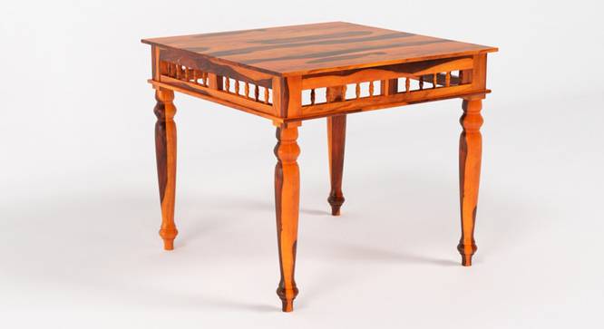 Reeves 4 Seater Dining Set (Brown, Honey Oak Finish) by Urban Ladder - Design 1 Side View - 844550