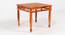 Reeves 2 Seater Dining Set (Brown, Honey Oak Finish) by Urban Ladder - Design 1 Side View - 844552