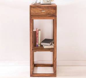 woodenmood Wanetta Solid Wood Side Table in Honey Oak Finish-picture-14