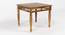 Reeves 4 Seater Dining Set (Brown, PROVINCIAL TEAK Finish) by Urban Ladder - Rear View Design 1 - 844583
