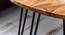 Minto Solid Wood Nested Tables - Set of 2 (Honey Oak And Black Finish) by Urban Ladder - Ground View Design 1 - 844592
