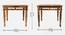 Reeves 2 Seater Dining Set (Brown, PROVINCIAL TEAK Finish) by Urban Ladder - Ground View Design 1 - 844607