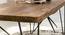 Gillespie 4 Seater Solid Wood Dining Table (Honey Oak Finish) by Urban Ladder - Rear View Design 1 - 844613