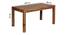 Esme 6 Seater Solid Wood Dining Table (Honey Oak Finish) by Urban Ladder - Rear View Design 1 - 844616
