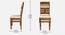 Reeves 2 Seater Dining Set (Brown, PROVINCIAL TEAK Finish) by Urban Ladder - Design 1 Dimension - 844634