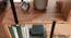 Garrick Solid Wood Side Table (Natural & Black Finish) by Urban Ladder - Design 1 Side View - 844637