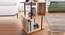 Garrick Solid Wood Side Table (Natural & Black Finish) by Urban Ladder - Ground View Design 1 - 844647