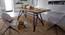 Iain 6 Seater Solid Wood Dining Table (Honey Oak Finish) by Urban Ladder - Front View Design 1 - 844666