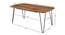Frazier 4 Seater Solid Wood Dining Table (PROVINCIAL TEAK Finish) by Urban Ladder - Ground View Design 1 - 844680