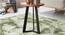 Avry Solid Wood Nested Tables (Honey Oak And Black Finish) by Urban Ladder - Ground View Design 1 - 844681