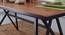 Iain 6 Seater Solid Wood Dining Table (Honey Oak Finish) by Urban Ladder - Rear View Design 1 - 844684