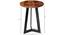 Avry Solid Wood Nested Tables (Honey Oak And Black Finish) by Urban Ladder - Design 1 Dimension - 844694