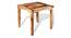 Donald 4 Seater Solid Wood Dining Table (Natural Finish) by Urban Ladder - Front View Design 1 - 844700