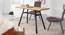 Iona 6 Seater Solid Wood Dining Table (Natural Finish) by Urban Ladder - Front View Design 1 - 844701
