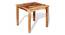 Donald 4 Seater Solid Wood Dining Table (Natural Finish) by Urban Ladder - Design 1 Side View - 844706