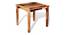 Donald 4 Seater Solid Wood Dining Table (Natural Finish) by Urban Ladder - Ground View Design 1 - 844712
