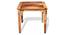 Donald 4 Seater Solid Wood Dining Table (Natural Finish) by Urban Ladder - Rear View Design 1 - 844720