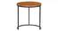 Chelli Solid Wood Nested Tables - Set of 3 (Natural & Metal Finish) by Urban Ladder - Rear View Design 1 - 844728