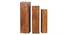 Grahame Solid Wood Nested Tables - Set of 3 (Honey Oak Finish) by Urban Ladder - Rear View Design 1 - 844729