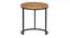 Chelli Solid Wood Nested Tables - Set of 3 (Natural & Metal Finish) by Urban Ladder - Ground View Design 1 - 844738