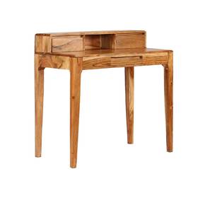 Marvella Solid Wood Study Table in Natural Finish-image-11