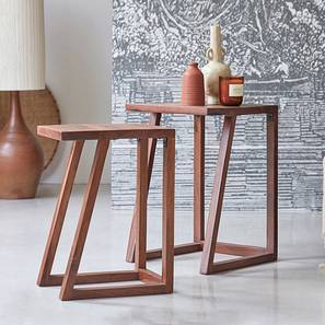 woodenmood Reeves Solid Wood Side Table in Honey Finish-picture-12