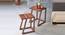 Reeves Solid Wood Nested Tables - Set of 2 (HONEY Finish) by Urban Ladder - Design 1 Side View - 844804