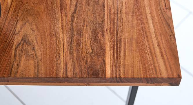 Ewan 6 Seater Solid Wood Dining Table (Honey Oak Finish) by Urban Ladder - Design 1 Side View - 844839