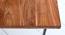 Ewan 6 Seater Solid Wood Dining Table (Honey Oak Finish) by Urban Ladder - Design 1 Side View - 844839