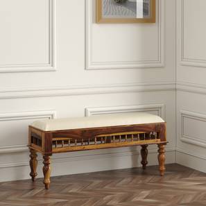 Girli Solid Wood Bench in Provincial Teak Finish-image-8