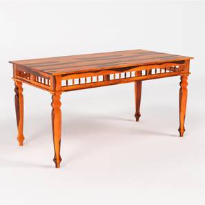Harlin 6 Seater Honey Oak Dining Table-image-1