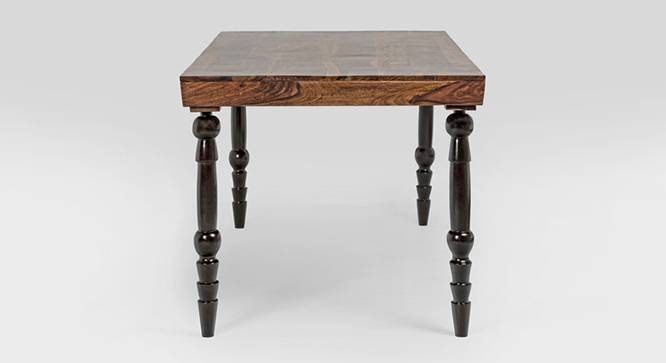 Eilidh 6 Seater Solid Wood Dining Table (Rustic Teak Finish) by Urban Ladder - Ground View Design 1 - 844886
