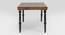 Ean 4 Seater Solid Wood Dining Table (Rustic Teak Finish) by Urban Ladder - Ground View Design 1 - 844887
