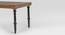 Eilidh 6 Seater Solid Wood Dining Table (Rustic Teak Finish) by Urban Ladder - Rear View Design 1 - 844893