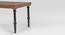 Ean 4 Seater Solid Wood Dining Table (Rustic Teak Finish) by Urban Ladder - Rear View Design 1 - 844894