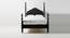 Tiana Solid Wood Non Storage Bed (Queen Bed Size, Light Black Finish) by Urban Ladder - Front View Design 1 - 844931