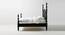 Tiana Solid Wood Non Storage Bed (Queen Bed Size, Light Black Finish) by Urban Ladder - Ground View Design 1 - 844941