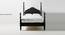 Tiana Solid Wood Non Storage Bed (Queen Bed Size, Light Black Finish) by Urban Ladder - Design 1 Dimension - 844954